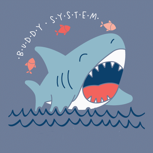 Lakeshirts Toddler Shark/Wave/Fish SS T-Shirt