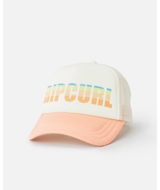 RIP CURL Berretto Aloha Hotel, Stile Trucker Con Retro In Rete, Beige, Taglia Unica