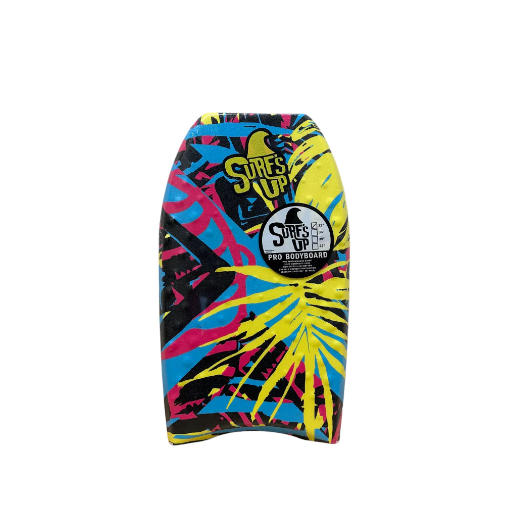 Surfs Up Pro Bodyboard - Various Colors and Sizes