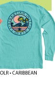 Blue 84 Directly Palms/Turtle  LS TS