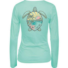 Load image into Gallery viewer, Salt Life Women Scenic Turtle LST
