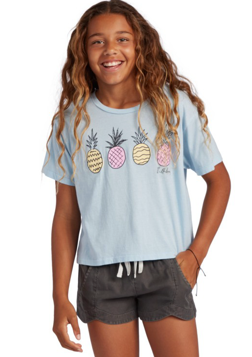 Billabong Girls Pineapple Party T Shirt L