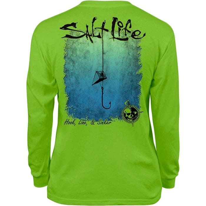 Salt Life Hook Line And Sinker Kids LS Tee – Wabasso Beach & Surf Zone, Inc.