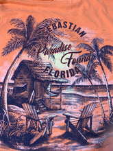 Load image into Gallery viewer, Sherry Palm Hut Scene SS T-Shirt
