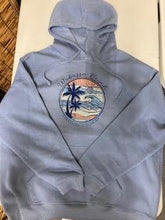 Load image into Gallery viewer, Blue 84 Ursaluna Palms/Waves Hoodie
