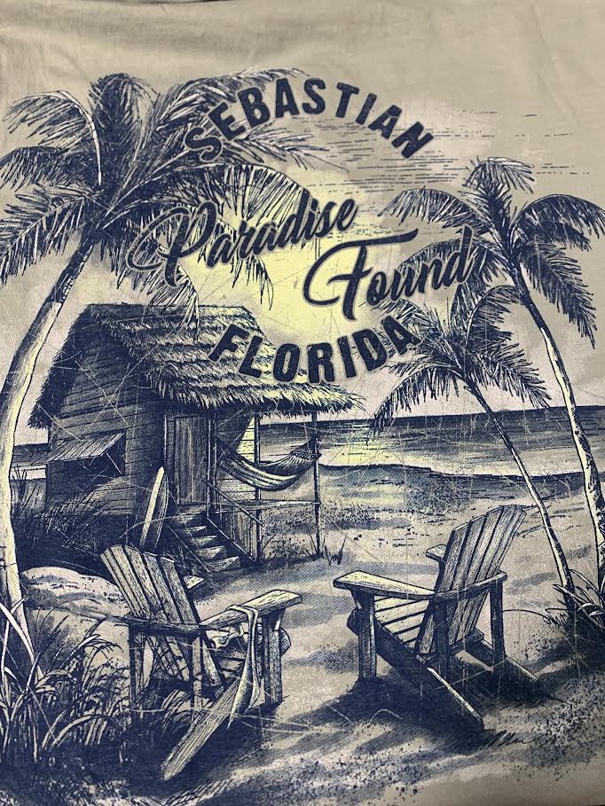 Sherry Palm Hut Scene SS T-Shirt