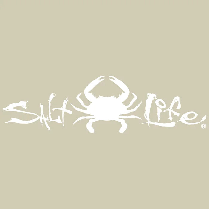Salt Life Signature Crab Sticker Decal SAD967