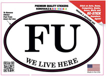 Load image into Gallery viewer, WTF/FU Stickers
