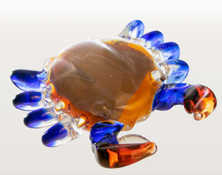 Sea Creations Glass Blue Crab 1/12
