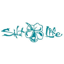 Load image into Gallery viewer, Salt Life Hibiscus Decal Medium SAD931
