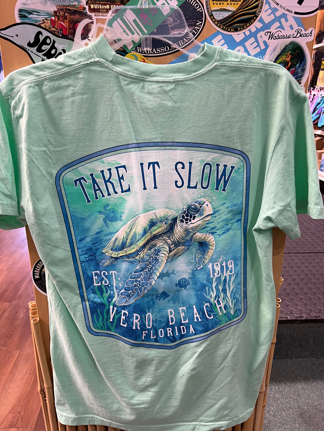 Sherry Watercolor Painted Turtle Vero Beach SST