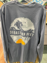 Load image into Gallery viewer, Sherry Distressed Circle Sunset W/Palm Trees LST
