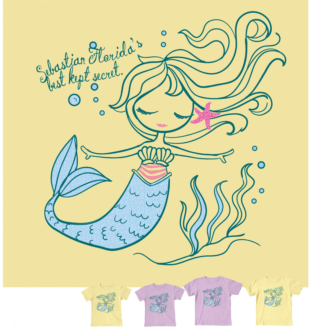 Blue 84 Children's Nixie Mermaid Sugar Sand SS Tee