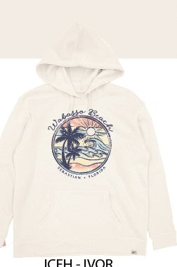 Blue 84 Ursaluna Palms/Waves Hoodie