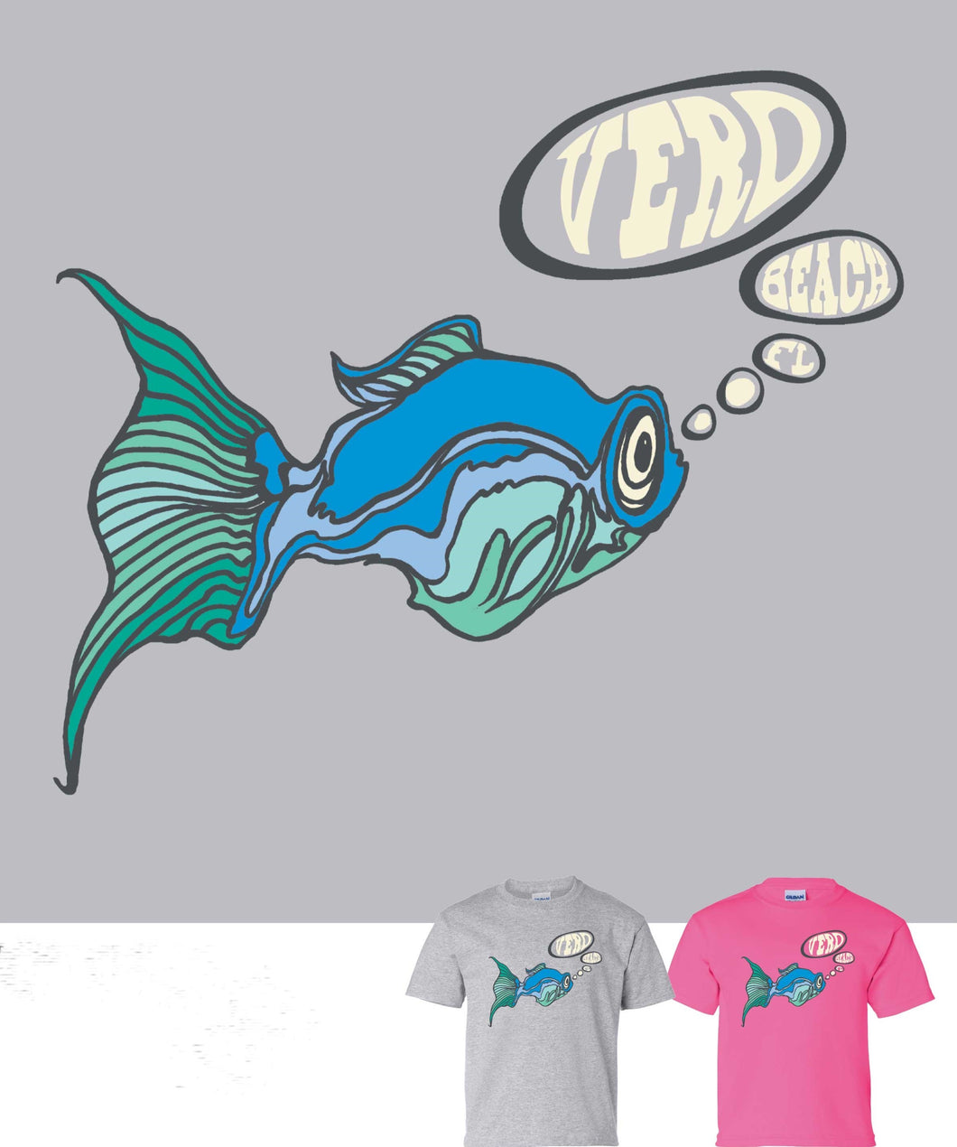 Yesterday Kids Guppie Fish/Bubbles SS Tee