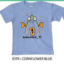 Load image into Gallery viewer, Lakeshirts Blue 84 Fish Face Infant SS TShirt
