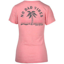 Salt Life Womens No Bad Vibes SST