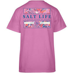Salt Life Womens Loungin Hibiscus SST