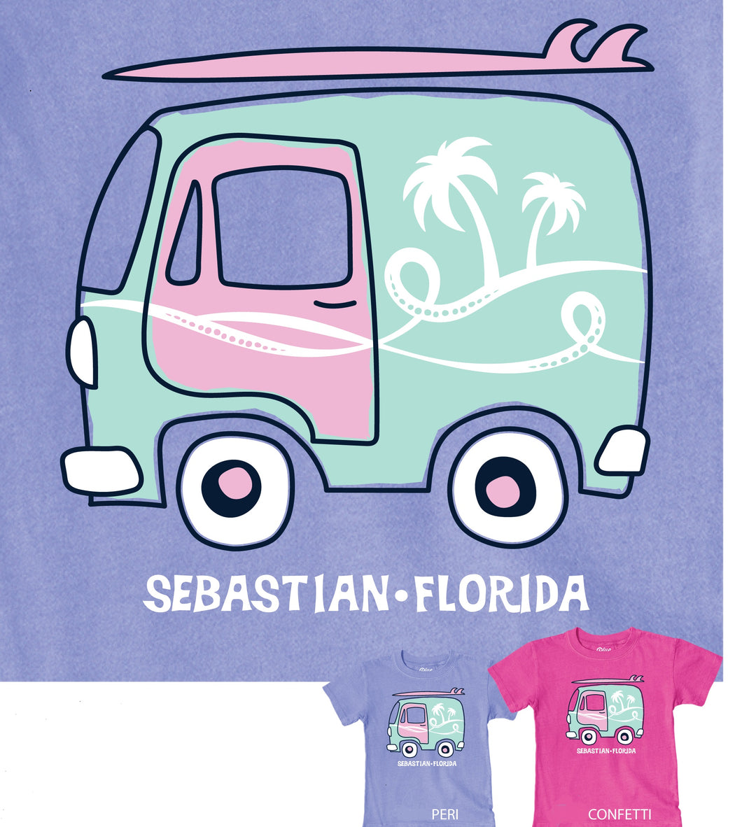 Blue 84 Cadabby Van Palm Youth Girls SST