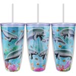 Load image into Gallery viewer, American Gift 24oz Tumbler w/straws
