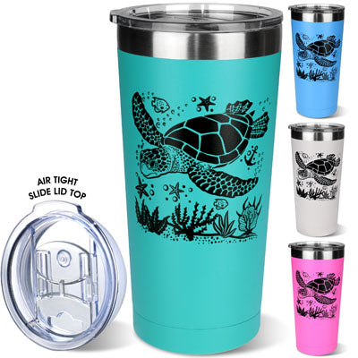 American Gift Stainless Steel Turtle Tumbler