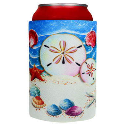 Sand Dollar Can Holder Koozie Vero Beach