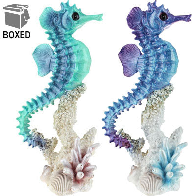 Seahorse Purple/Blue/Green Figurine