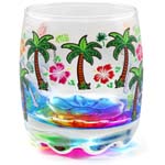 American Gift Palm Tree Rainbow Shot Glass