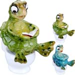 American Gift Turtle On Toilet