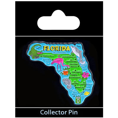 American Gift Florida Map Pin