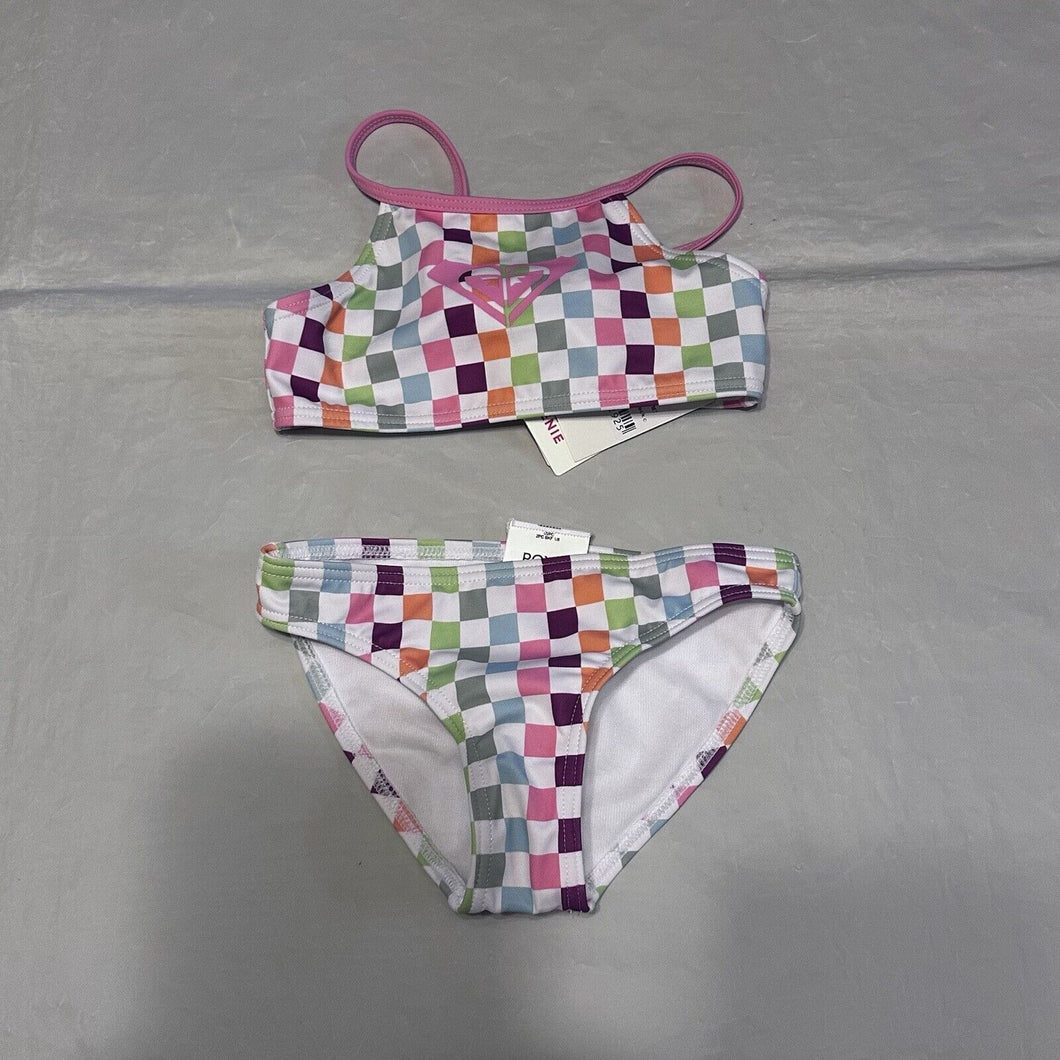 Roxy Girls Rainbow Check Swimwear