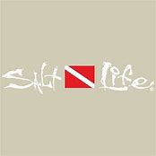 Salt Life Dive Flag Decal Med White SAD971
