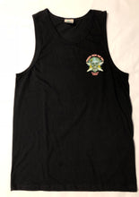 Load image into Gallery viewer, Crossed Surfboards Skull Men&#39;s Tank Top Sebastian FL Wabasso Beach Surf Shop
