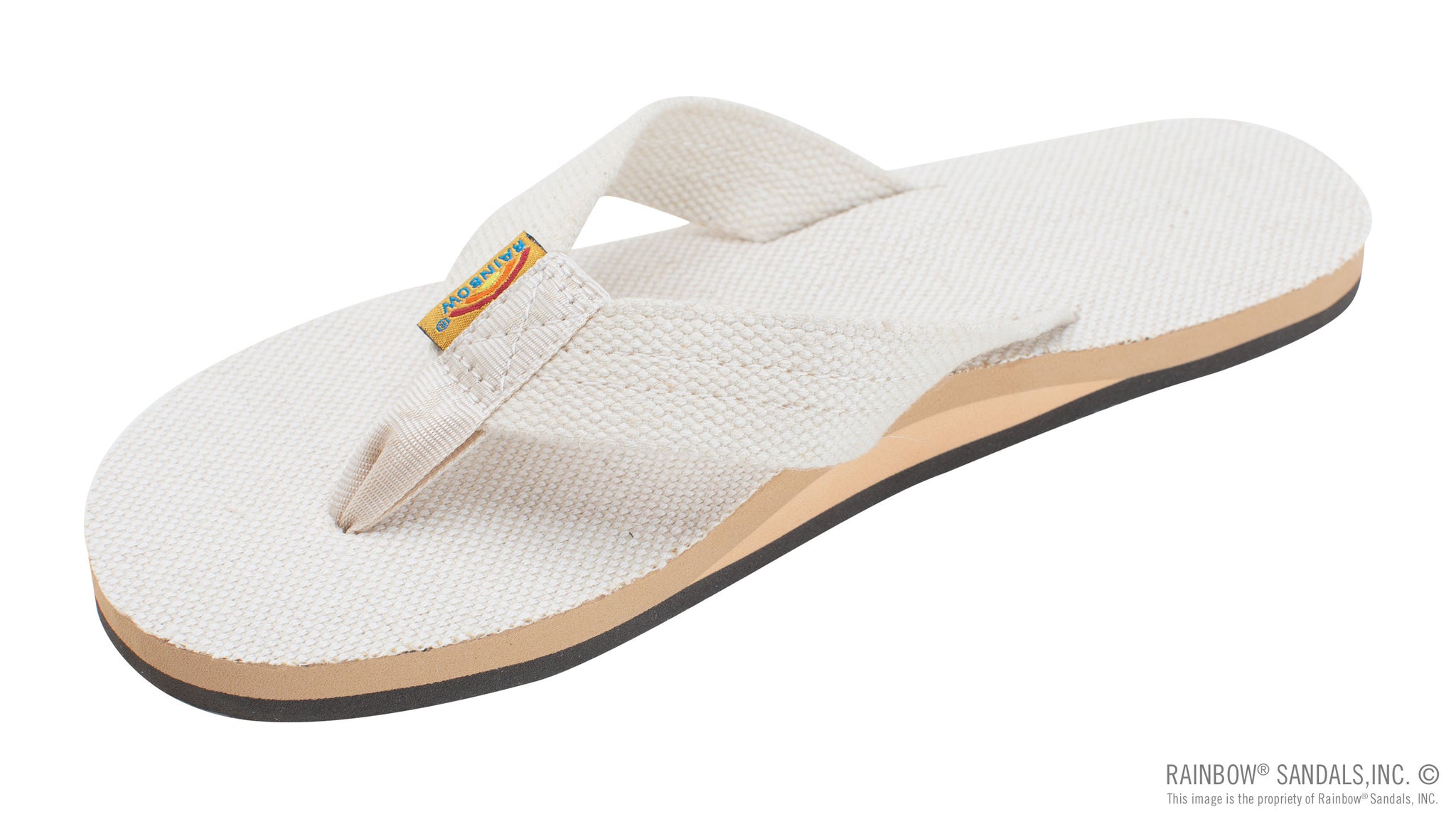 Hemp sandal unisex, Natural