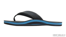 Load image into Gallery viewer, Rainbow Mens Premier Black Leather sandal
