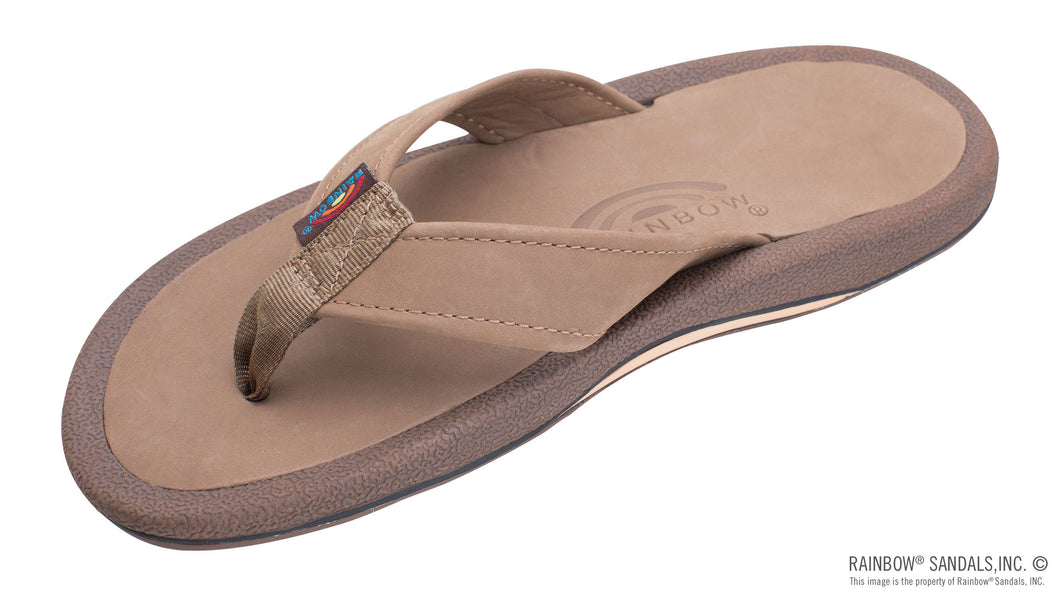 Rainbow Mens Dark Brown Navigator Orthic w/arch