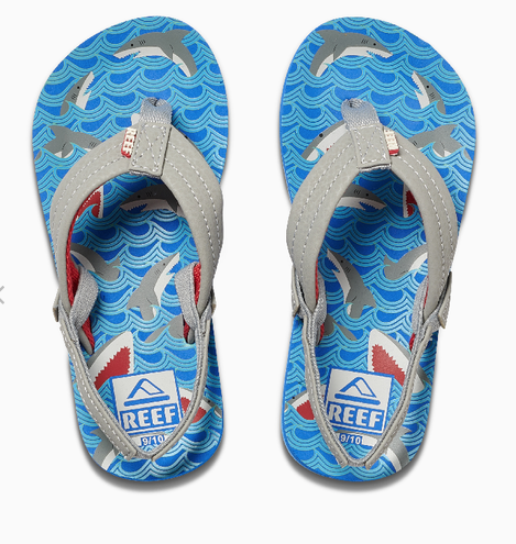 REEF Boys Little Ahi Sandals Flip Flops