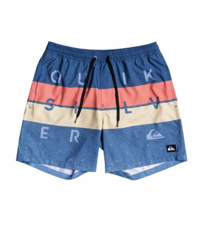 Quiksilver Boys' Youth Word Block Volley Boardshorts
