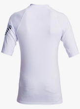 Load image into Gallery viewer, Youth Quiksilver All Time Short Sleeve Rashguard

