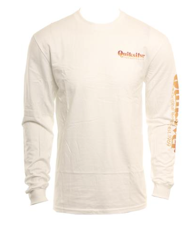 Quiksilver Men's Twin Fin Blend Long Sleeve Tee T-shirt