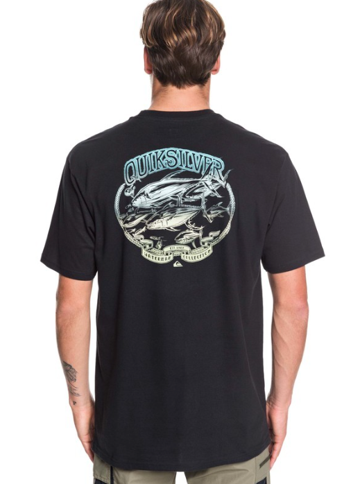 Quiksilver Men's Waterman Pacific Schools Short Sleeve Tee T-shirt
