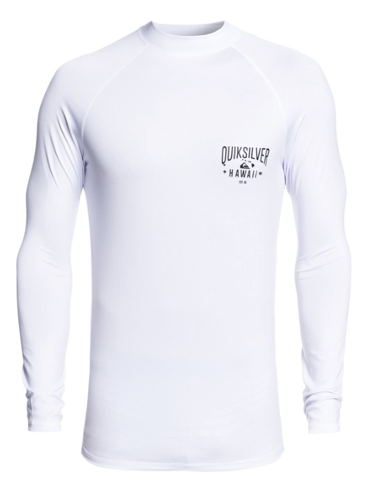 Quiksilver Men's Kona Way Short Sleeve UPF 50 Rashguard Surf Tee
