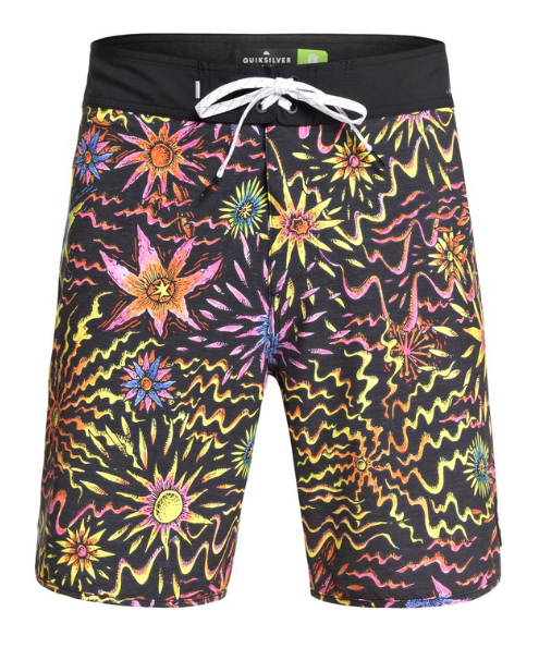 Quiksilver Men s Highline Tripper 19 in. Boardshorts Black 28