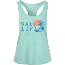 Load image into Gallery viewer, Salt Life Leaning Palms Women&#39;s Tank Top
