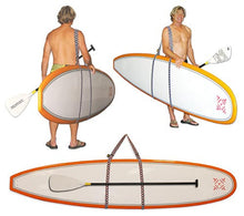 Load image into Gallery viewer, Fast Strap Paddleboard Strap Rastafarian Colors
