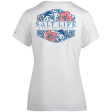 Load image into Gallery viewer, Salt Life Womens Sailin Tropics SS SLX
